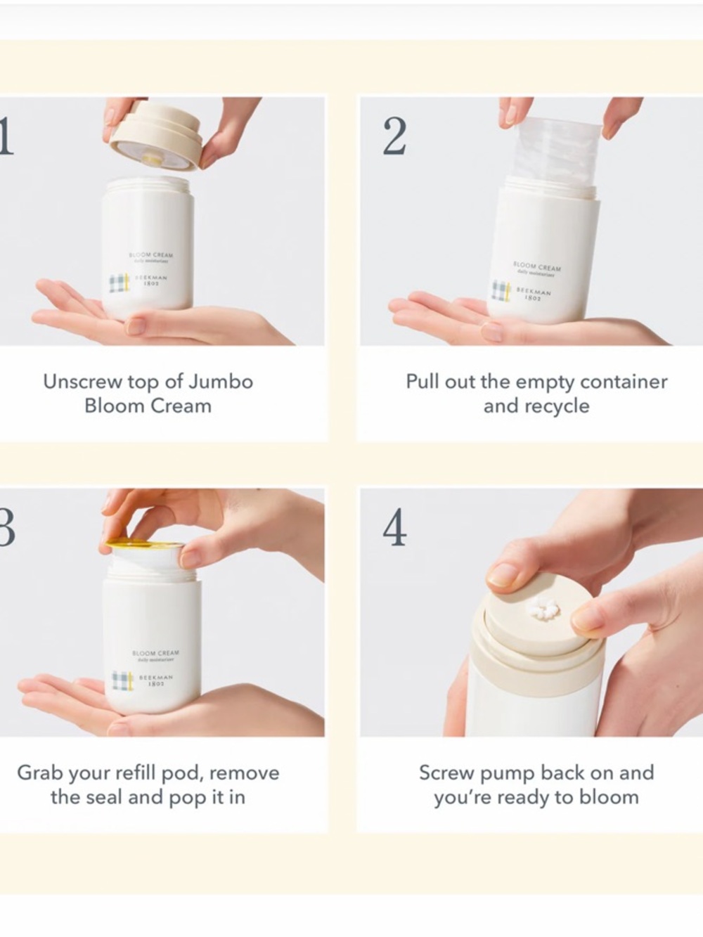 ❗️Beekman 1802 Bloom Cream Daily Moisturizer NWT $68! - Picture 7 of 10